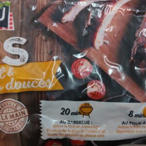 Ribs de Porc ''Miel, épices douces"